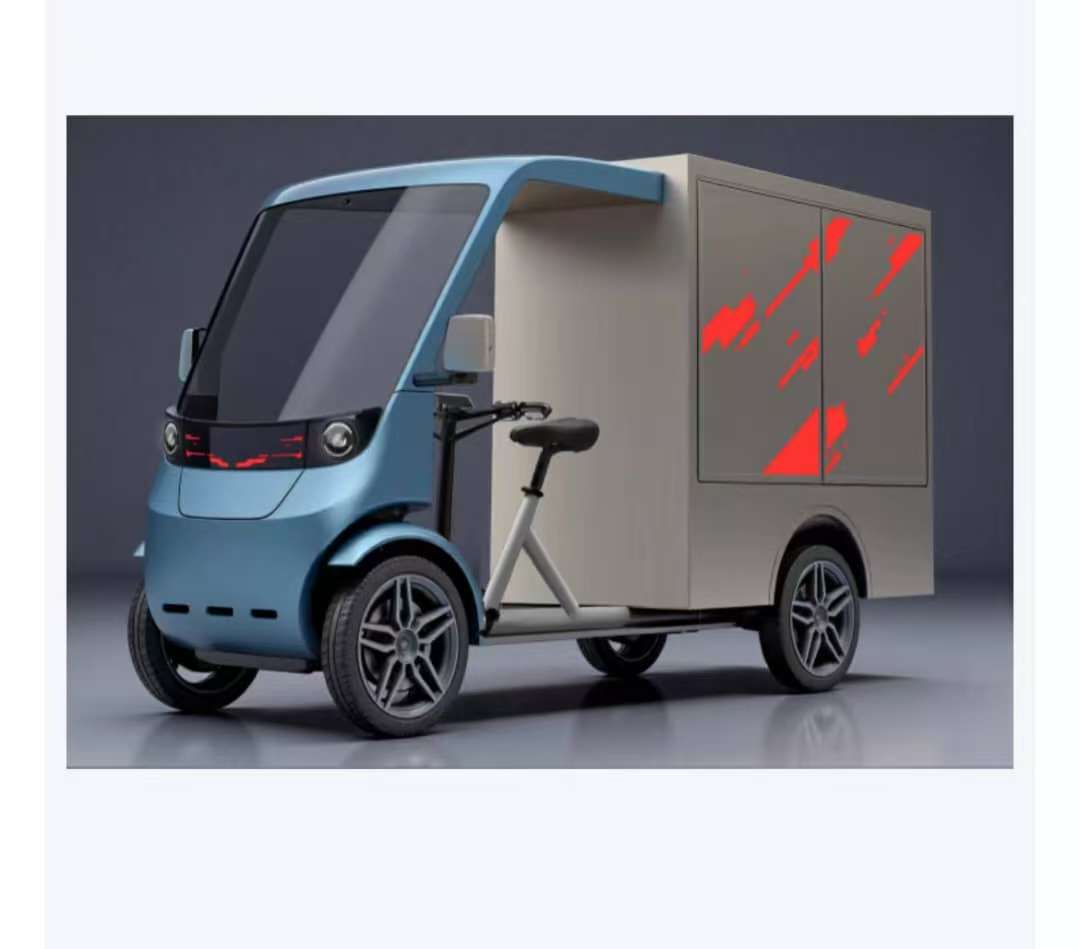 bicicleta elétrica de carga quad